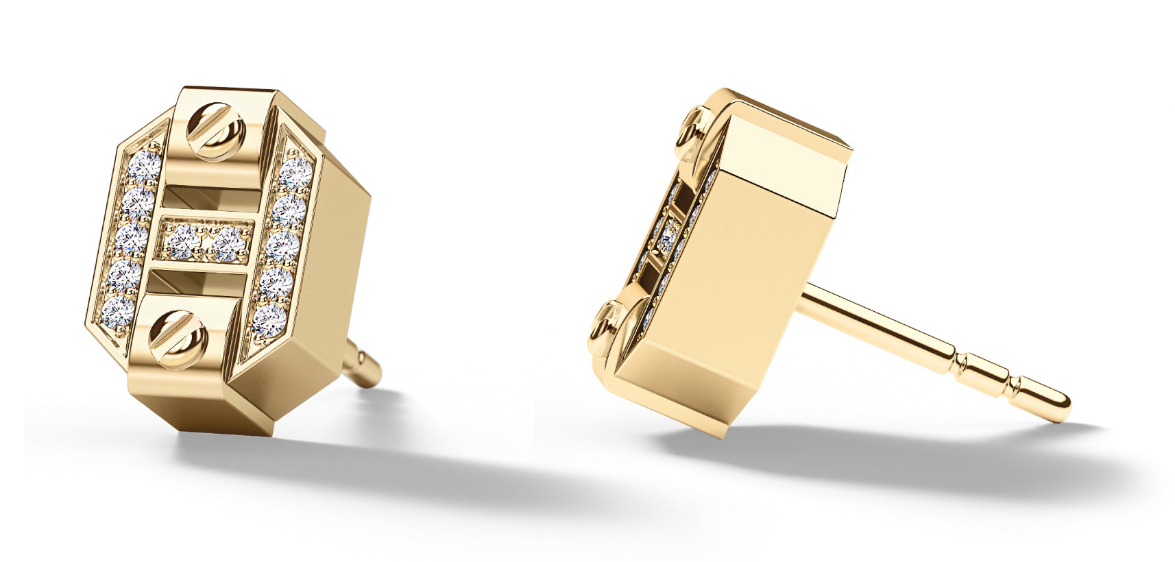 Designer Gold Earrings