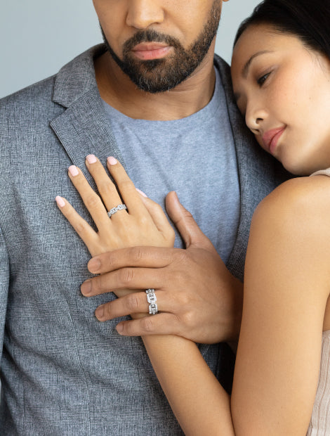 Gold Matching Rings in 18k Gold