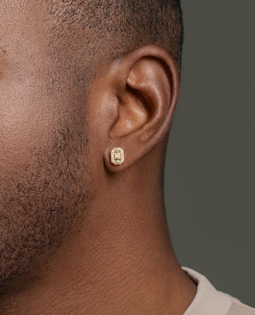 BRIGGS Gold Single Stud Earring with 0.18ct Diamonds