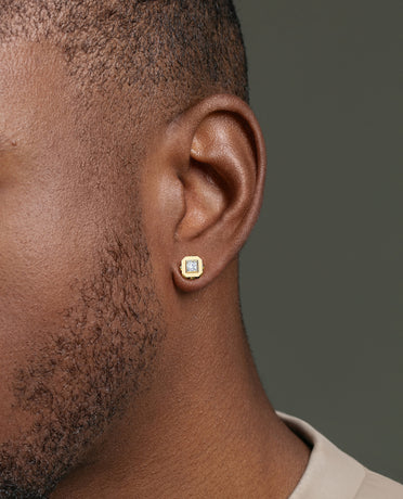 LA PAZ Gold Single Stud Earring with 0.25ct Diamonds