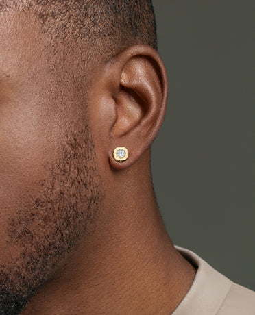 LA PAZ Gold Single Stud Earring with 0.30ct Diamonds