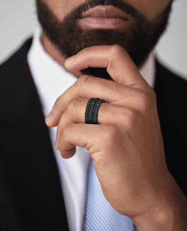 ROPES EverBlak Black Gold Ring