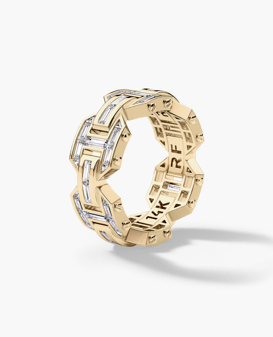 BRIGGS Gold Ring with 2.90ct Diamonds