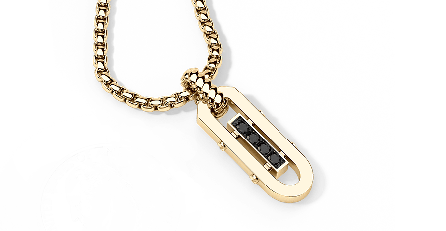 Black Diamond Pendants for Him and Her