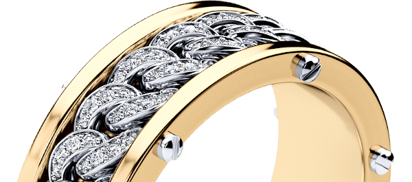 Kensington Gold Cuban Link Rings For Him & Her