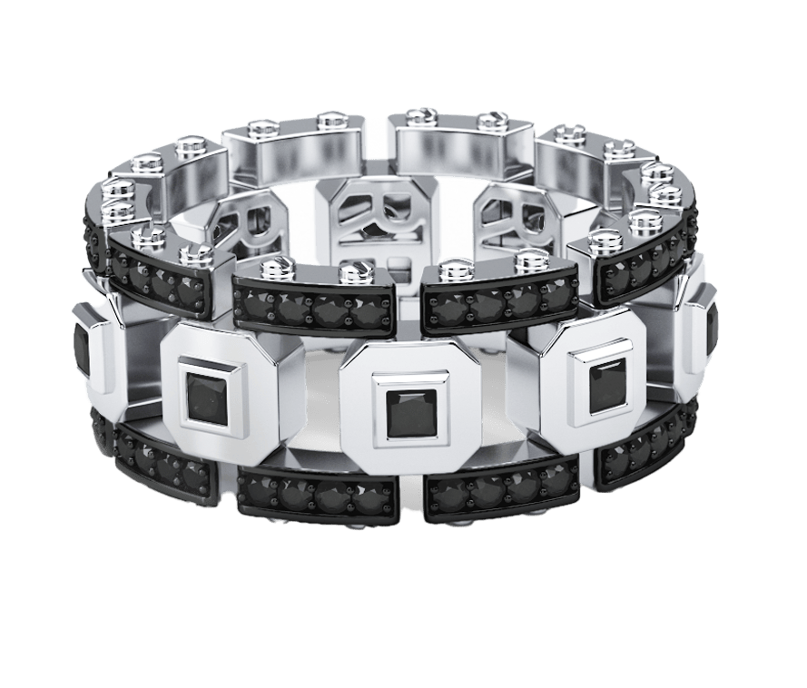 Eternity Black Diamond Ring