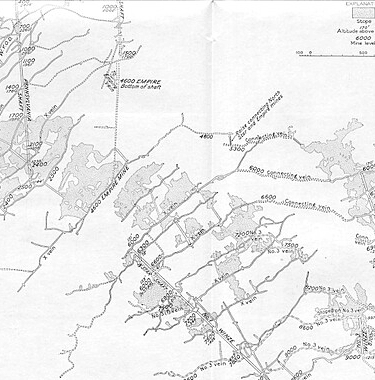 Map of the Northstar Mine