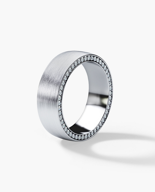 Ready to Ship - JERRITT Comfort Fit Platinum Ring with 0.70ct Rockford Lab™ Diamonds