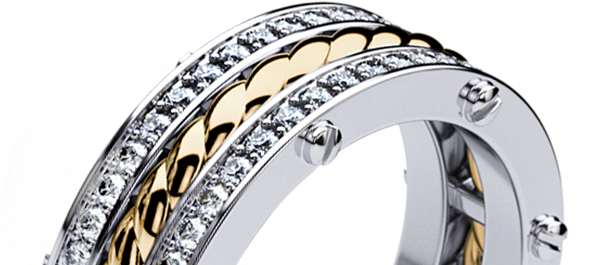 Two-Tone Rings for Women | Unique Two-Tone Rings for Her – Rockford Collection