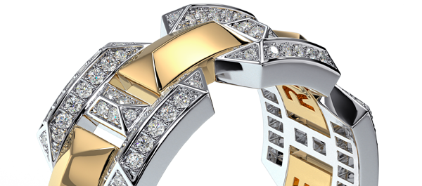 Briggs Edge Rings For Him & Her